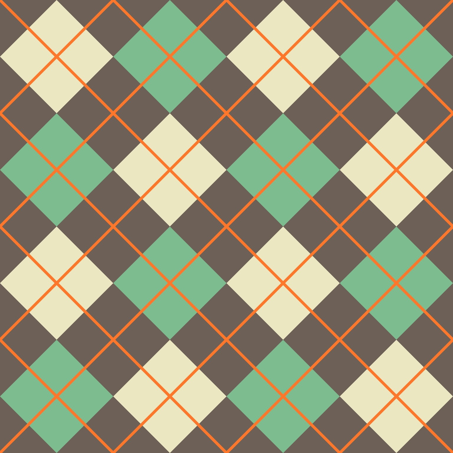 Patterns in Procreate: Argyle Pattern - image 1 - student project
