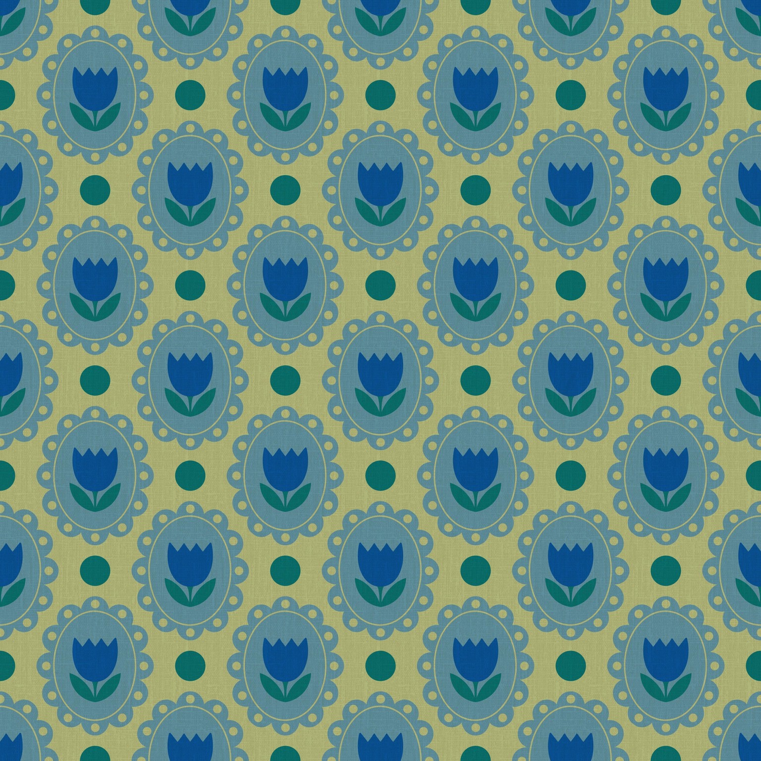 Custom Wallpaper Design: Create Your Own Using Procreate & Spoonflower - image 5 - student project
