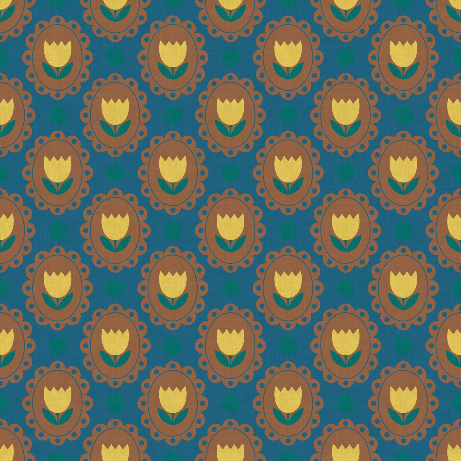 Custom Wallpaper Design: Create Your Own Using Procreate & Spoonflower - image 6 - student project