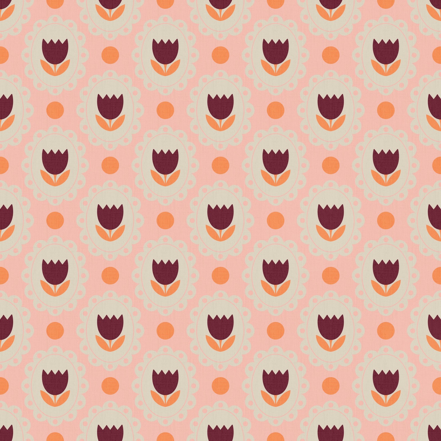 Custom Wallpaper Design: Create Your Own Using Procreate & Spoonflower - image 4 - student project