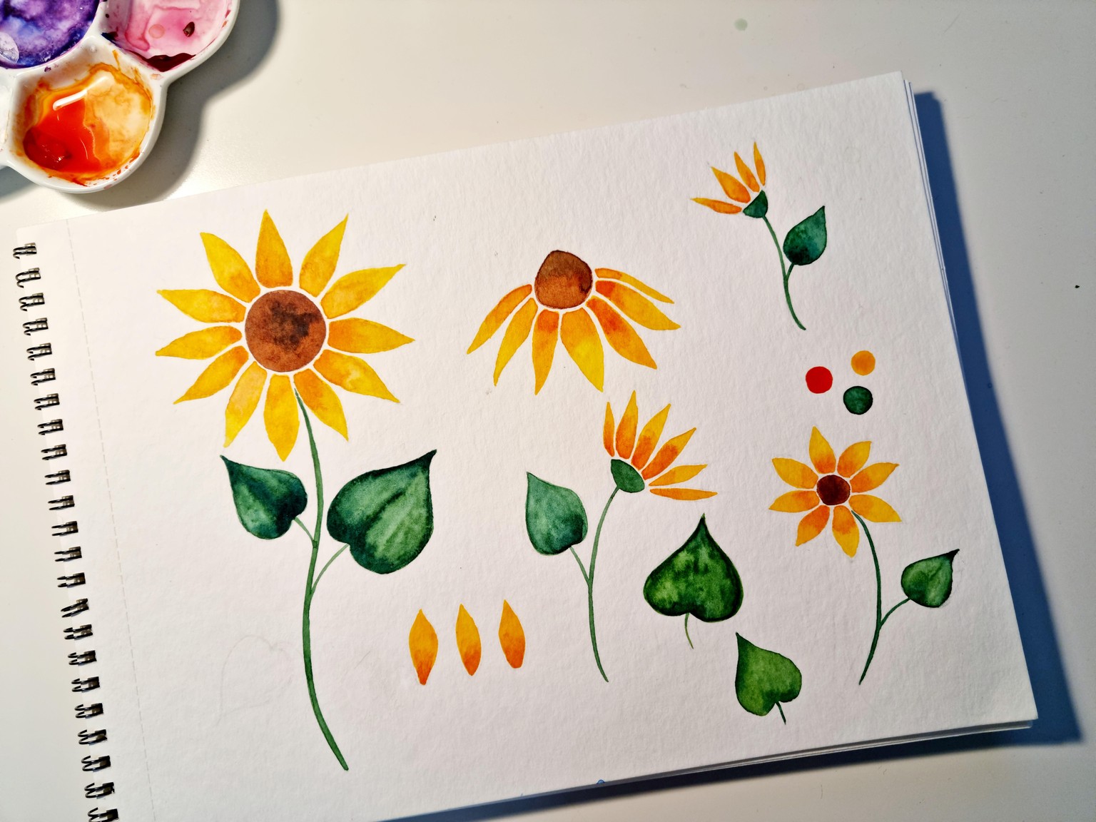 Sunflower Pattern - image 2 - student project