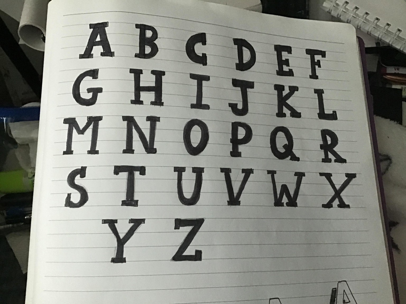 Lettering - image 1 - student project