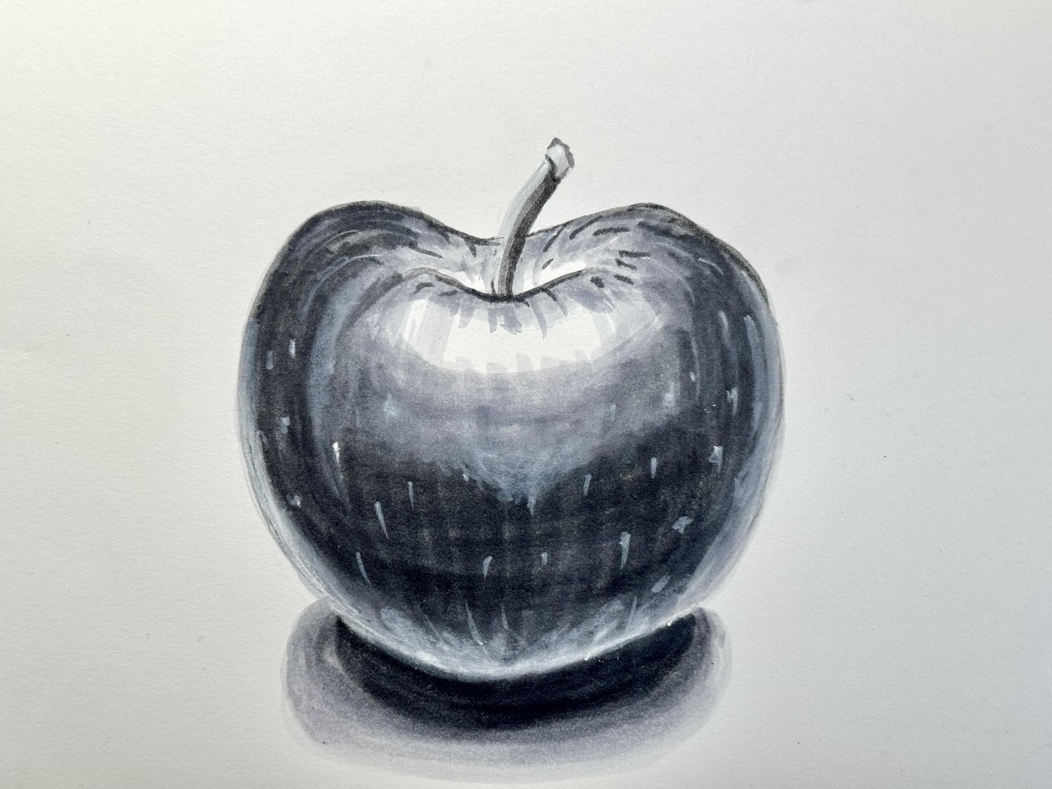 Apple in Markers - image 1 - student project