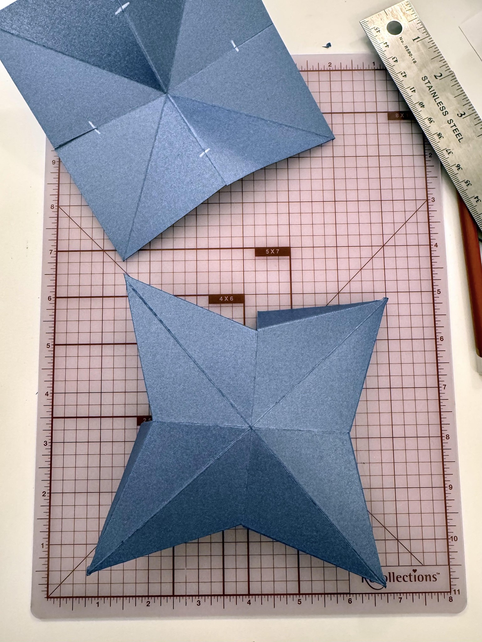 Geometric Star paper Ornament - image 3 - student project