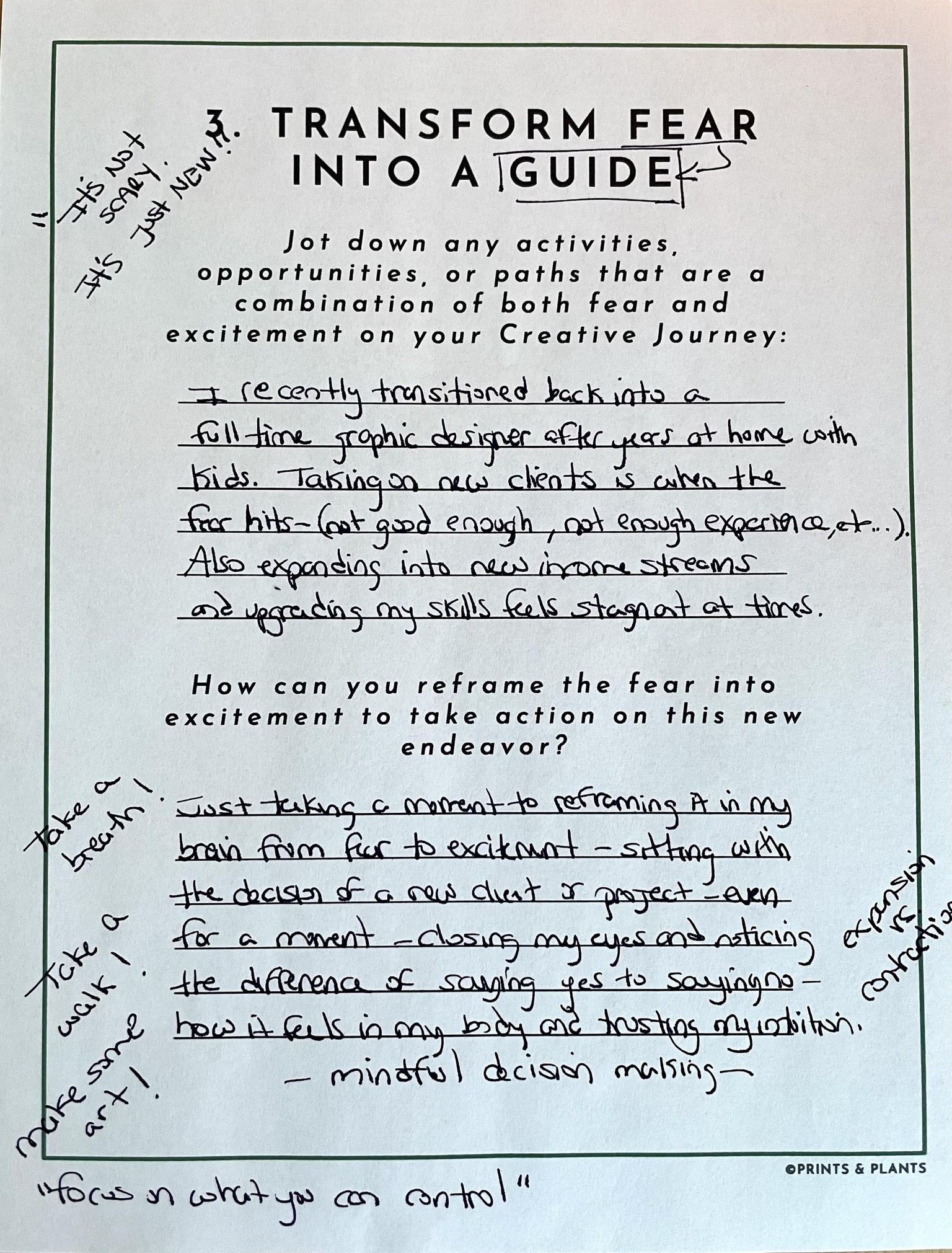 Transform Fear Into a Guide - image 1 - student project