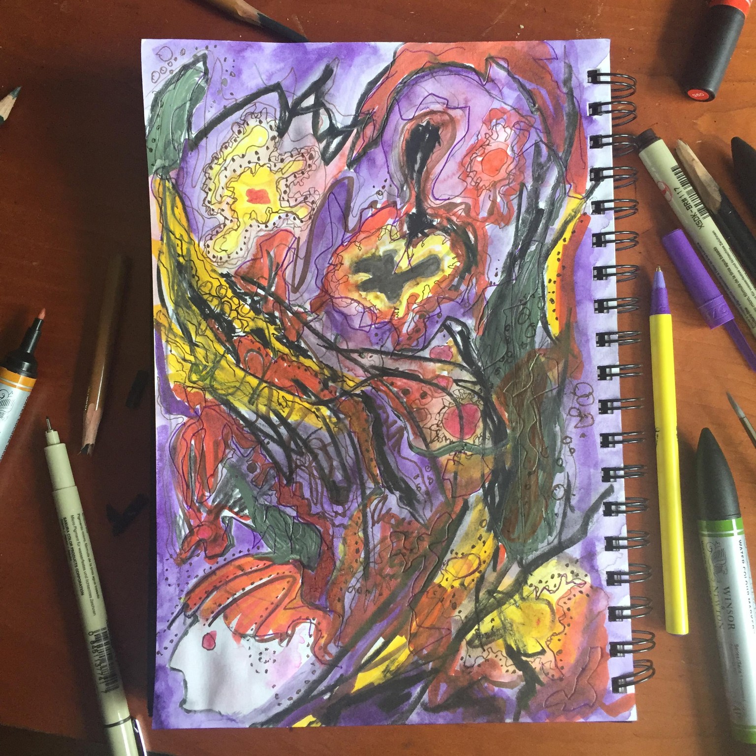 Michael's MNW Sketchbook 1 - image 1 - student project
