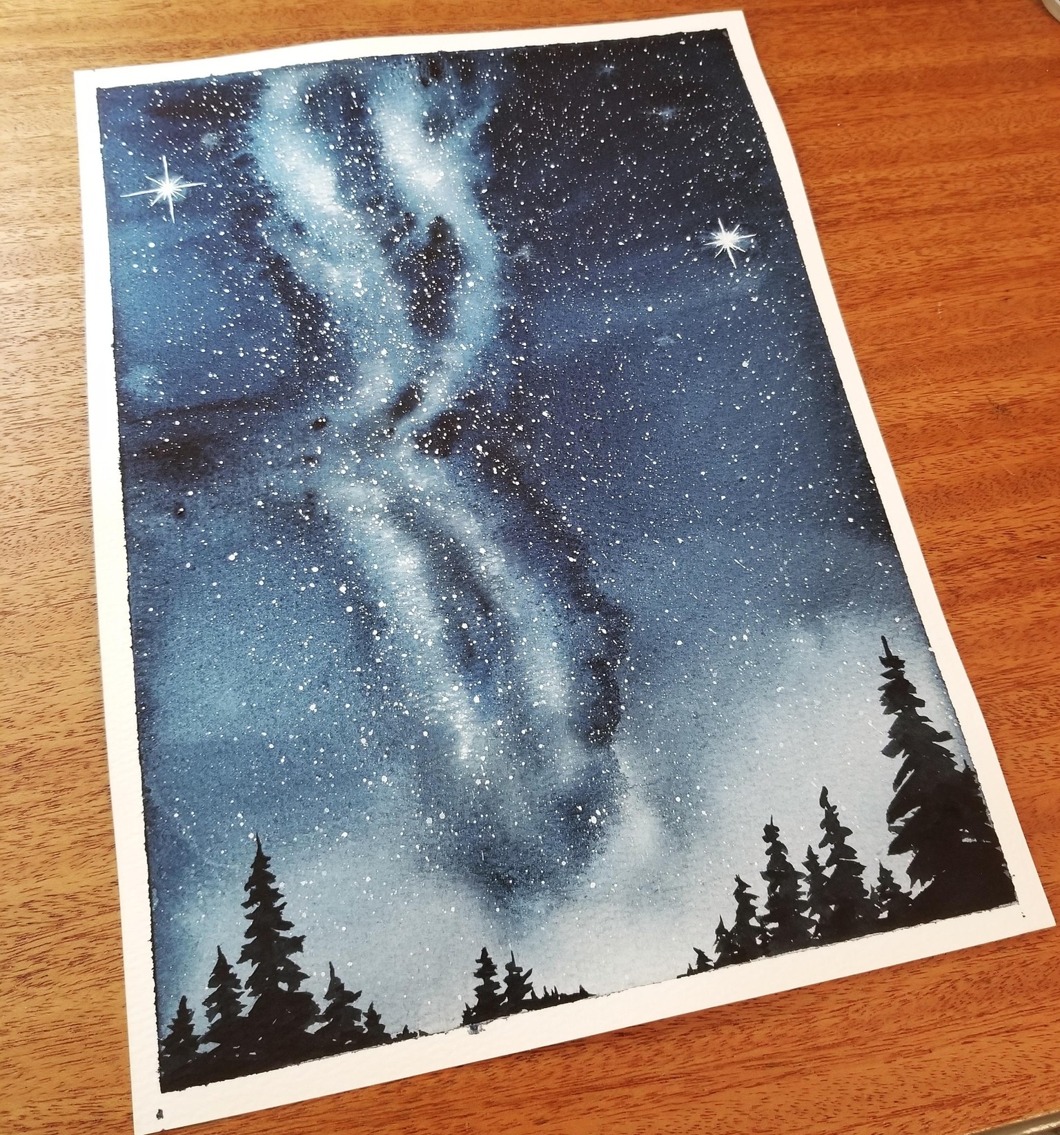Milky way night sky - image 1 - student project