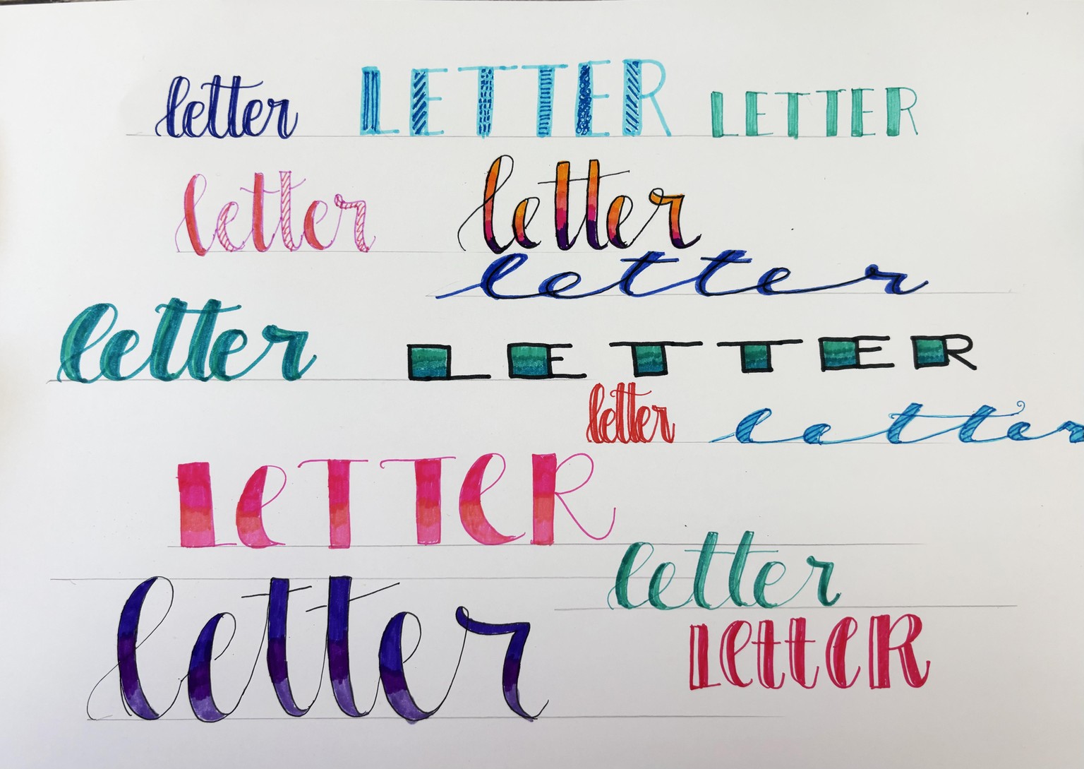 lettering styles - image 2 - student project