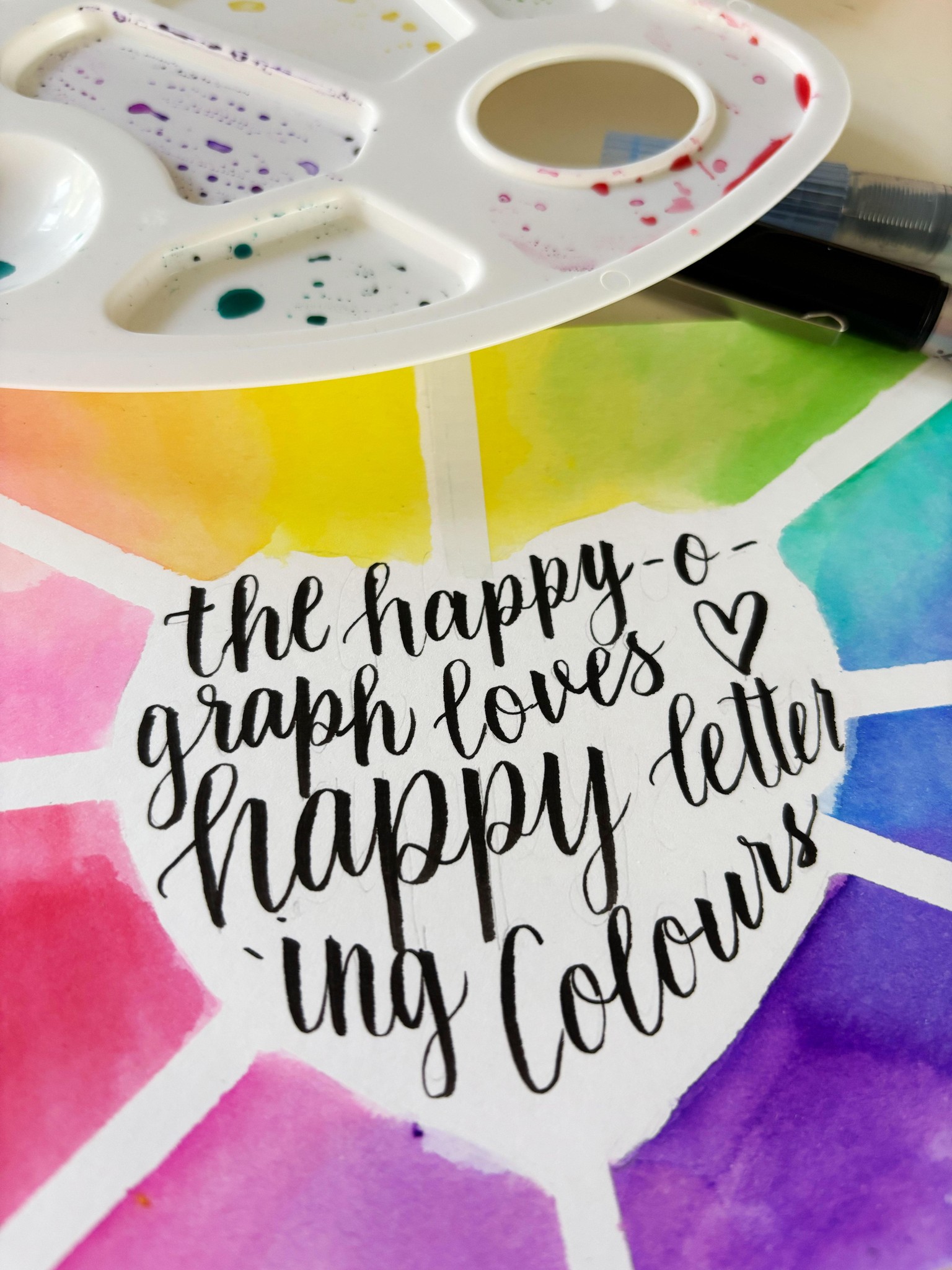 the happyograph in rainbow colors - image 1 - student project