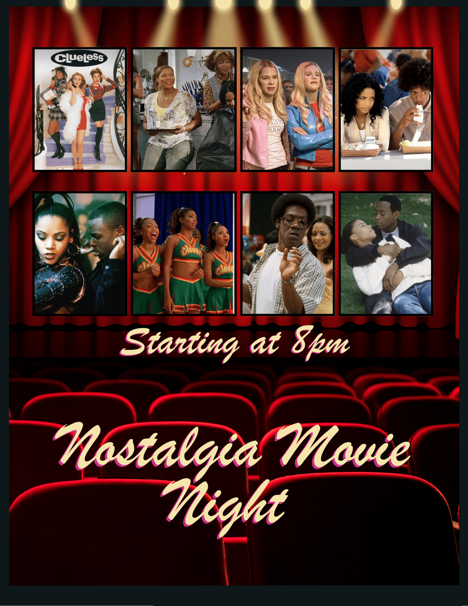 Movie Night Flyer - image 1 - student project
