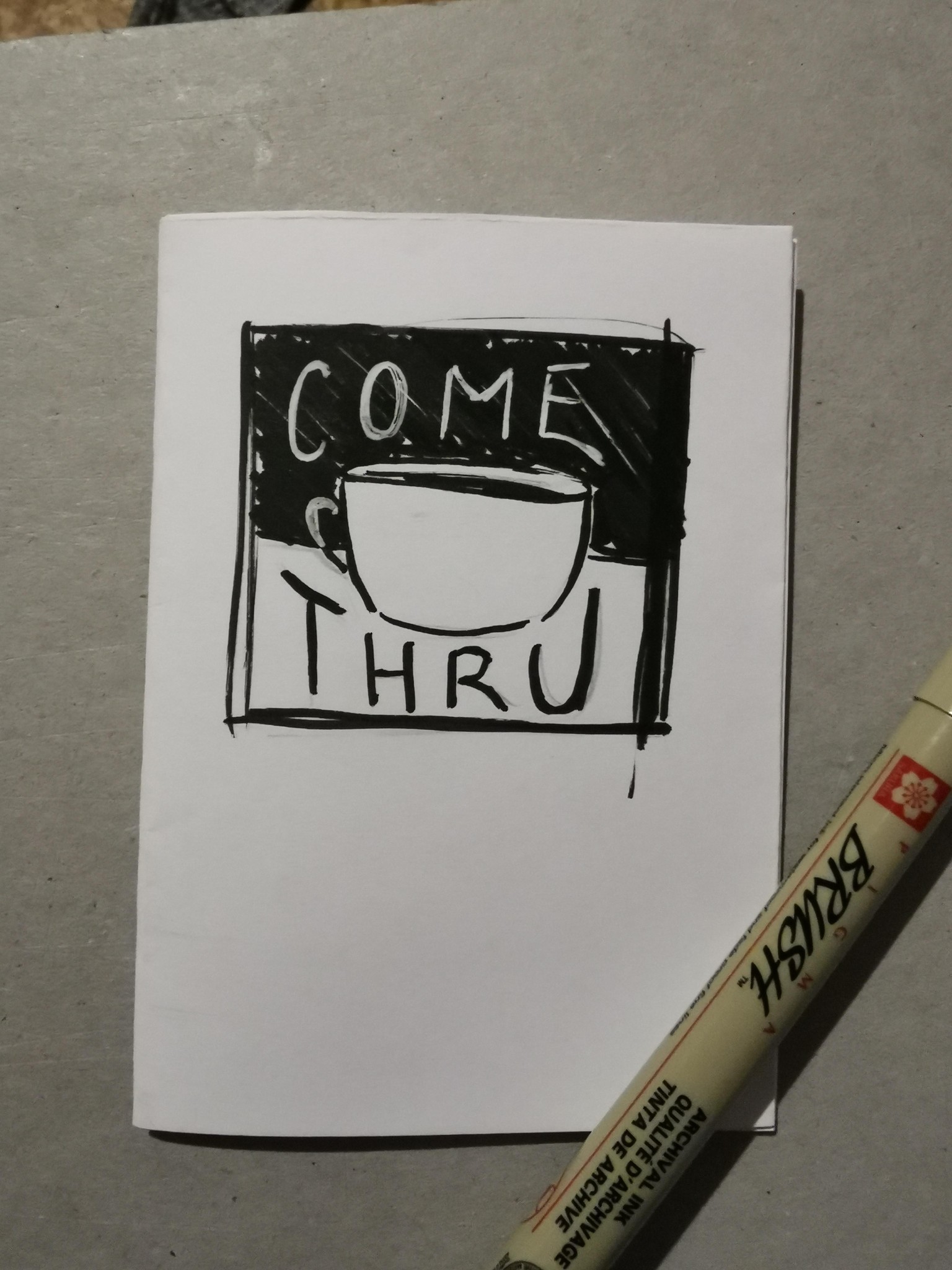 One-sheet zine - image 1 - student project