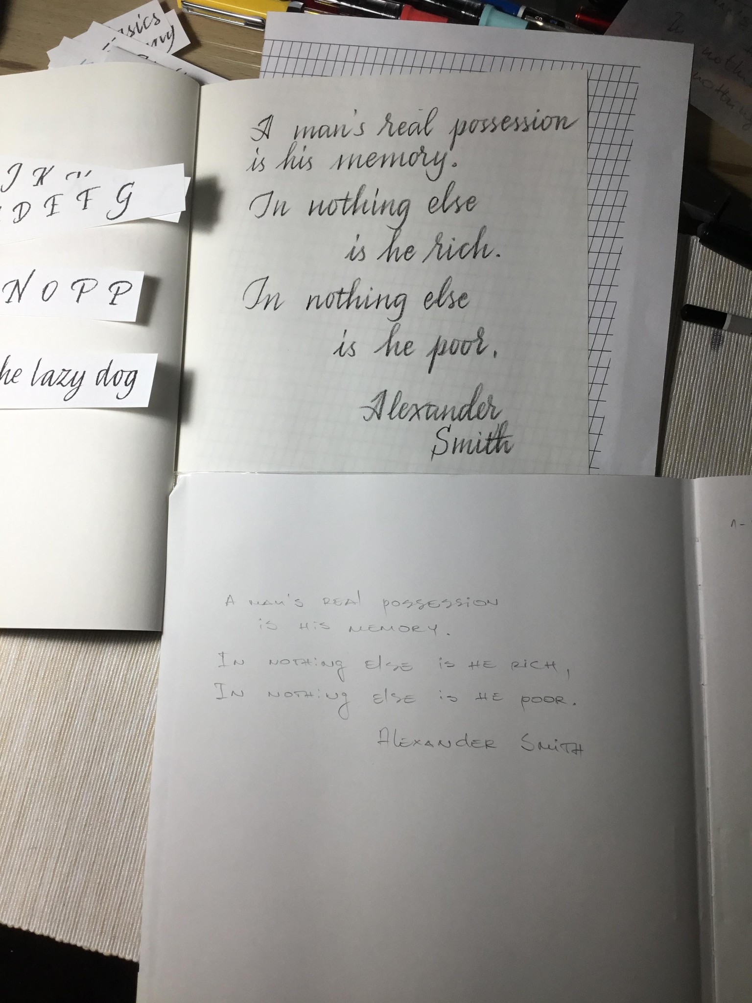 I love my new handwriting - image 1 - student project