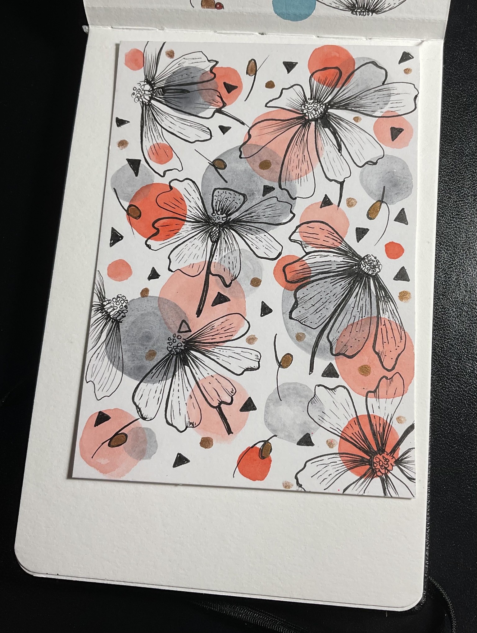 Watercolor with doodles - image 2 - student project