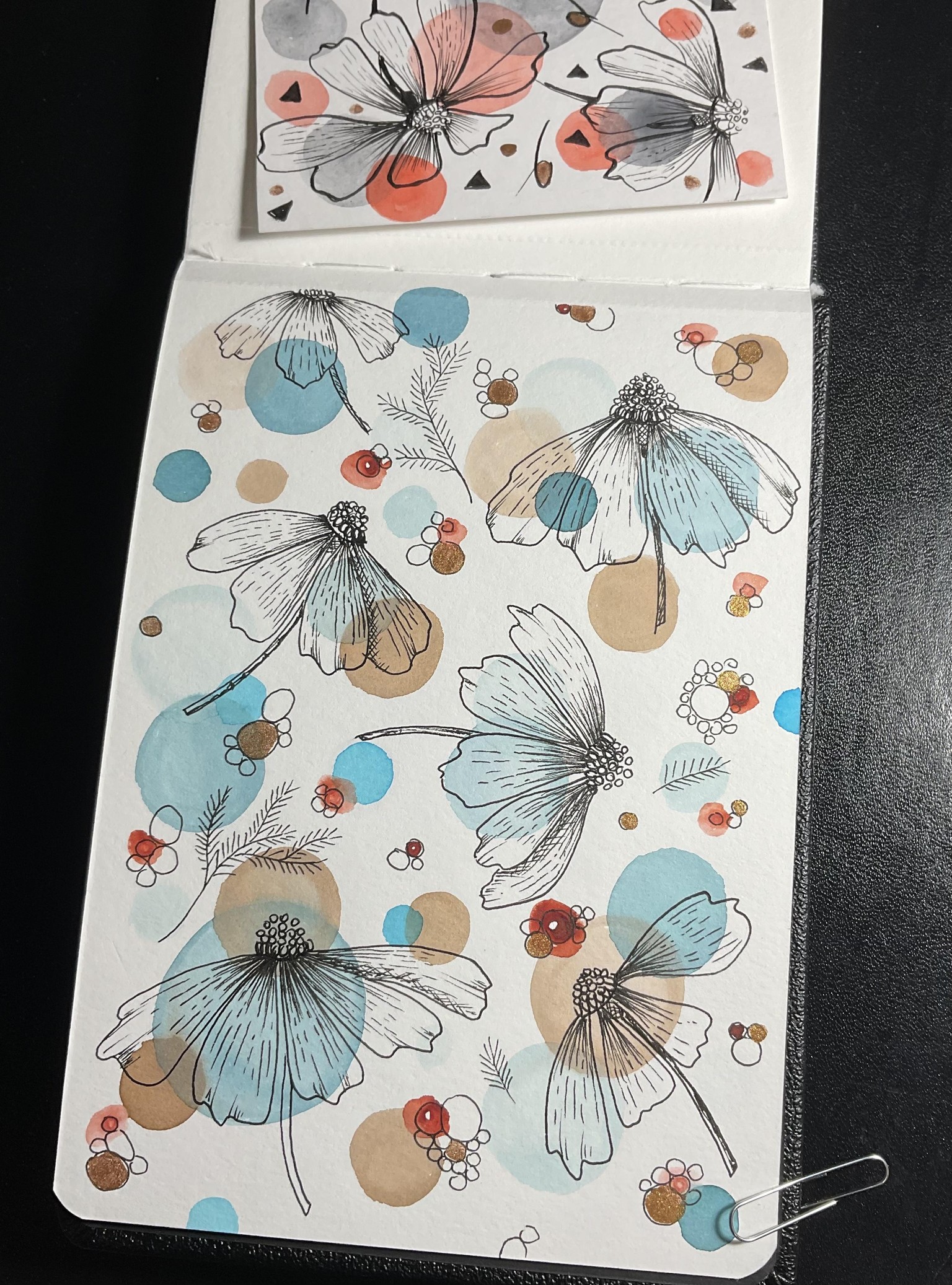 Watercolor with doodles - image 3 - student project