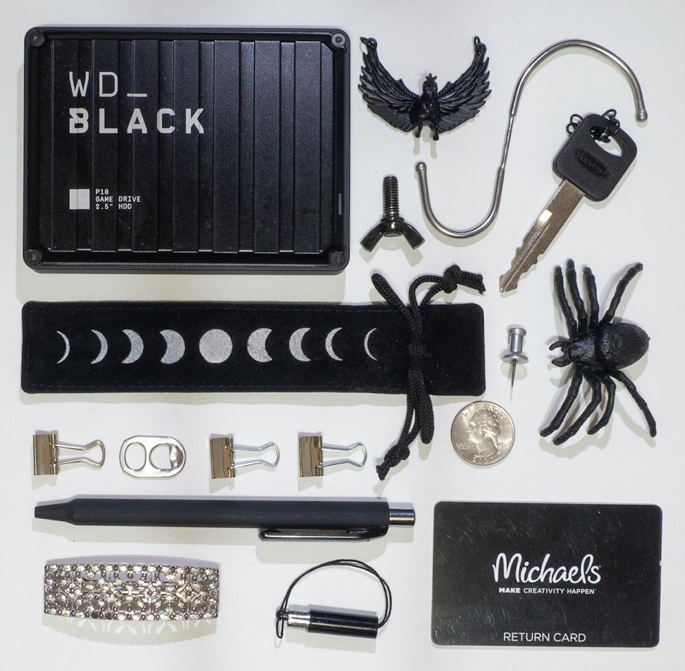 My Black & Silver Flat Lay Photos - image 1 - student project