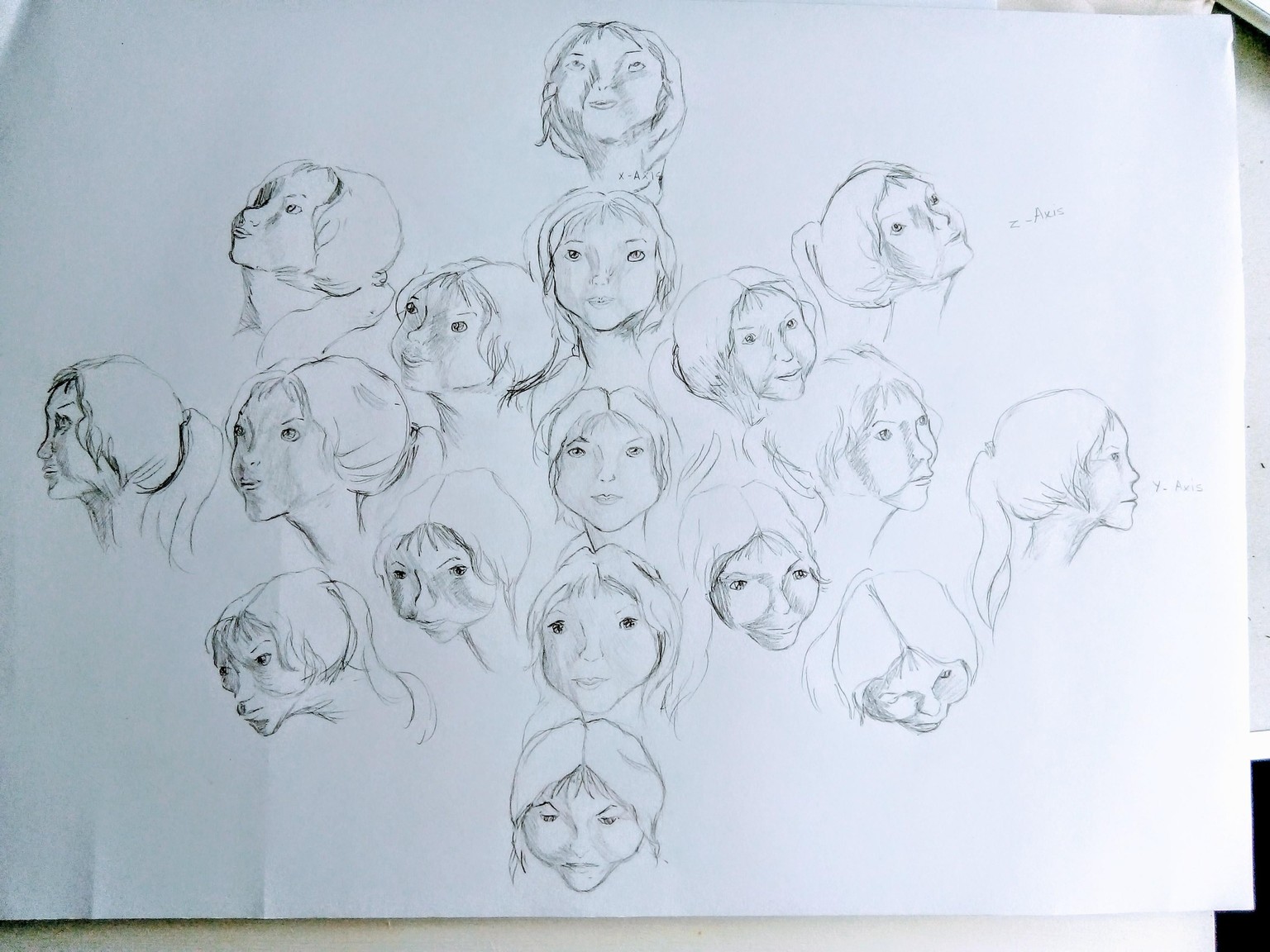 How to Draw the Head from Every Angle - Part 3 - image 1 - student project