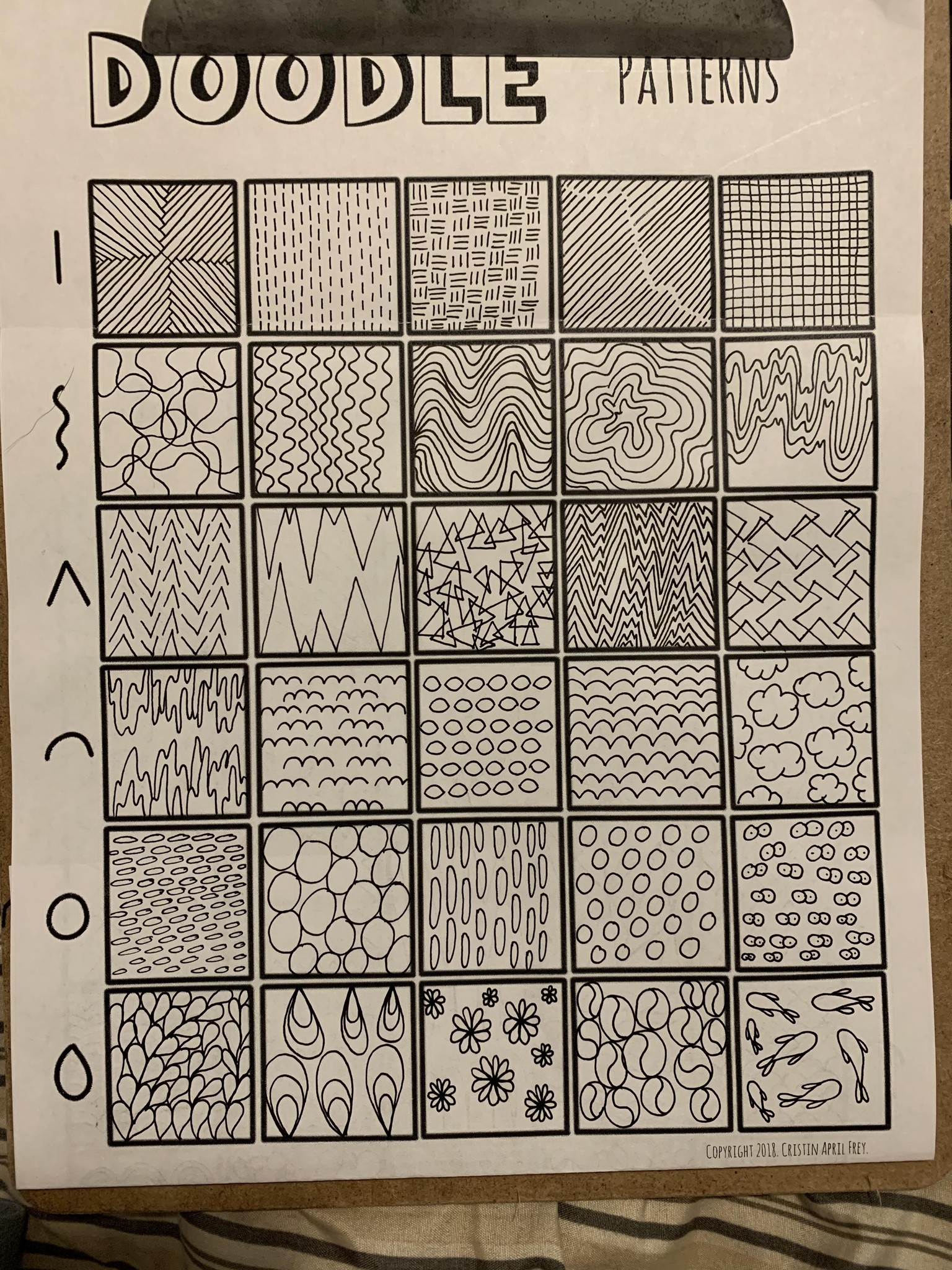 Doodle worksheet - image 1 - student project