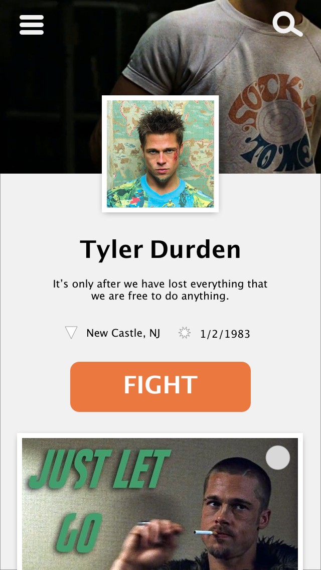 Tyler Durden - image 2 - student project