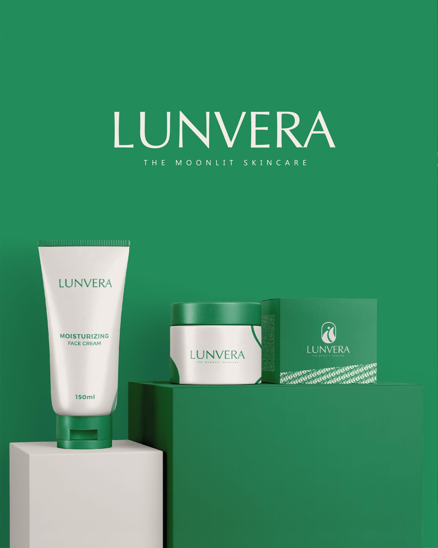 Lunvera (Skincare brand identity) - image 4 - student project