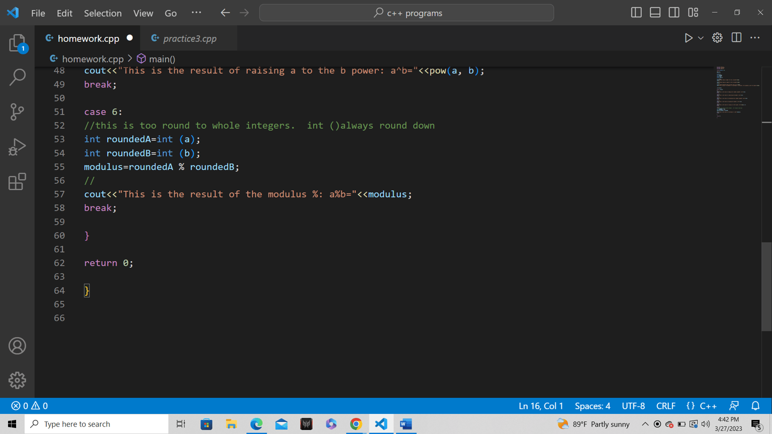 calculator Assignment. - image 5 - student project