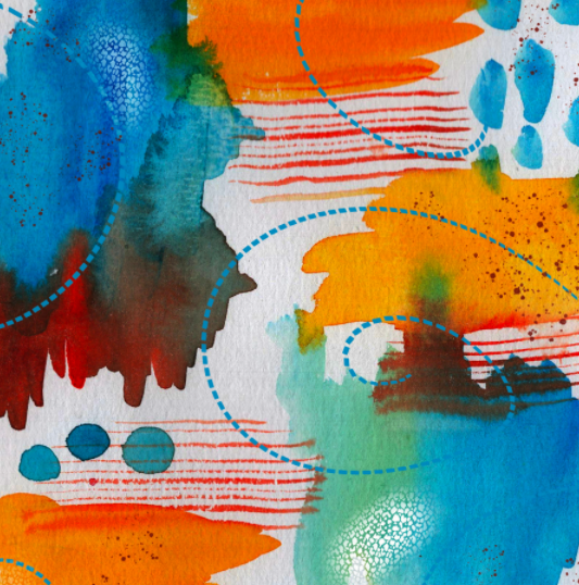 Watercolour Abstract - image 1 - student project