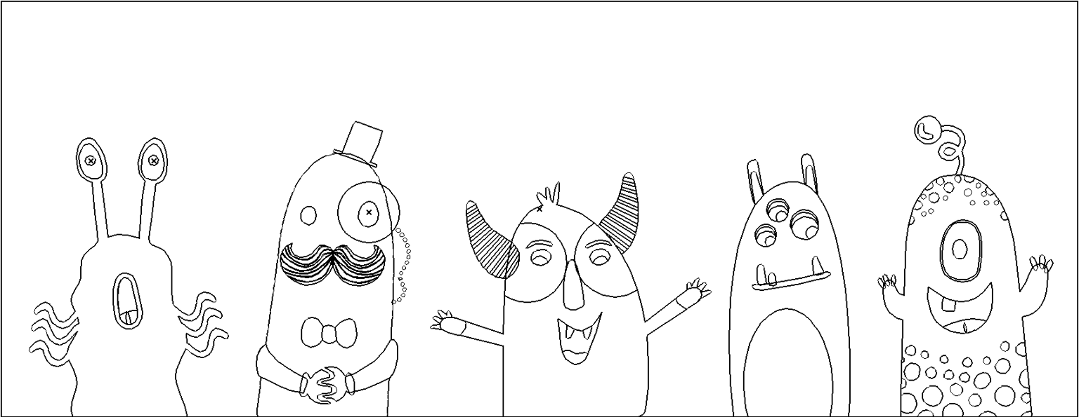 hand puppet monsters - image 2 - student project