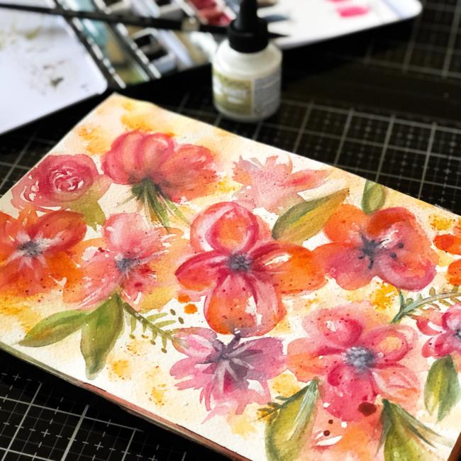 Painting Flowy Flowy Florals - image 4 - student project