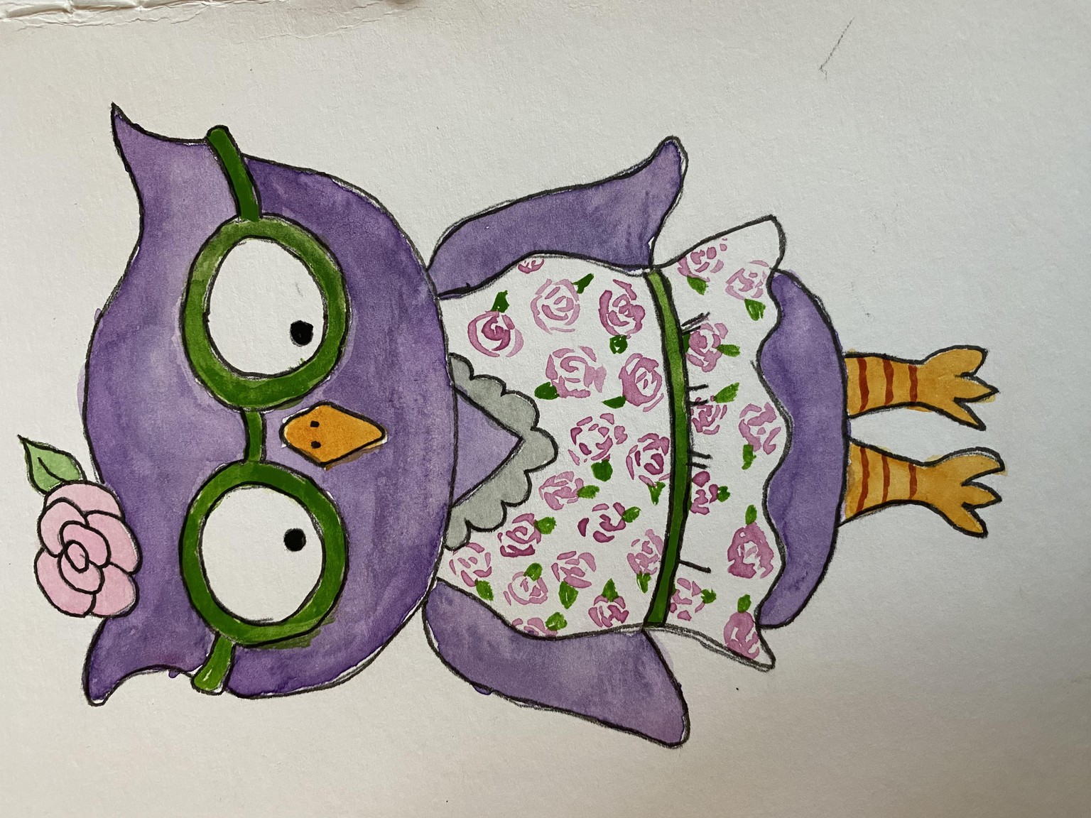 Whimsical owls - image 1 - student project