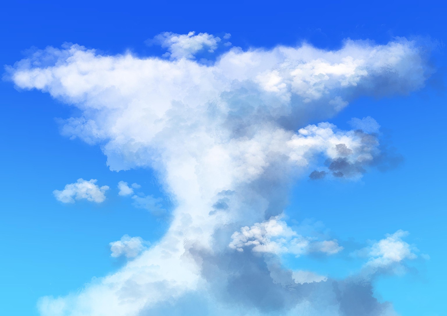 Inspiring lesson about the clouds - image 2 - student project