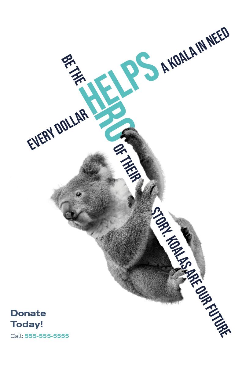 How to order a pizza poster + Ice cream + Koala = ? - image 1 - student project