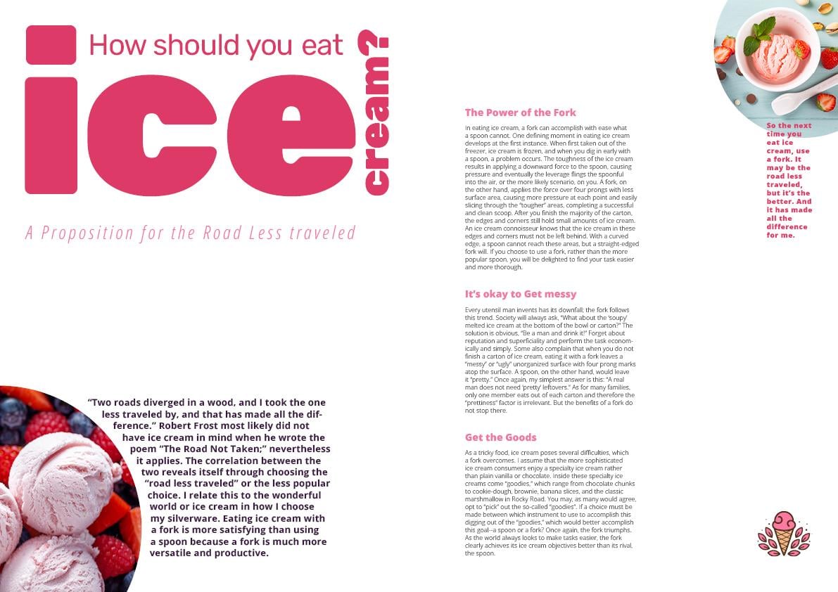 How to order a pizza poster + Ice cream + Koala = ? - image 5 - student project