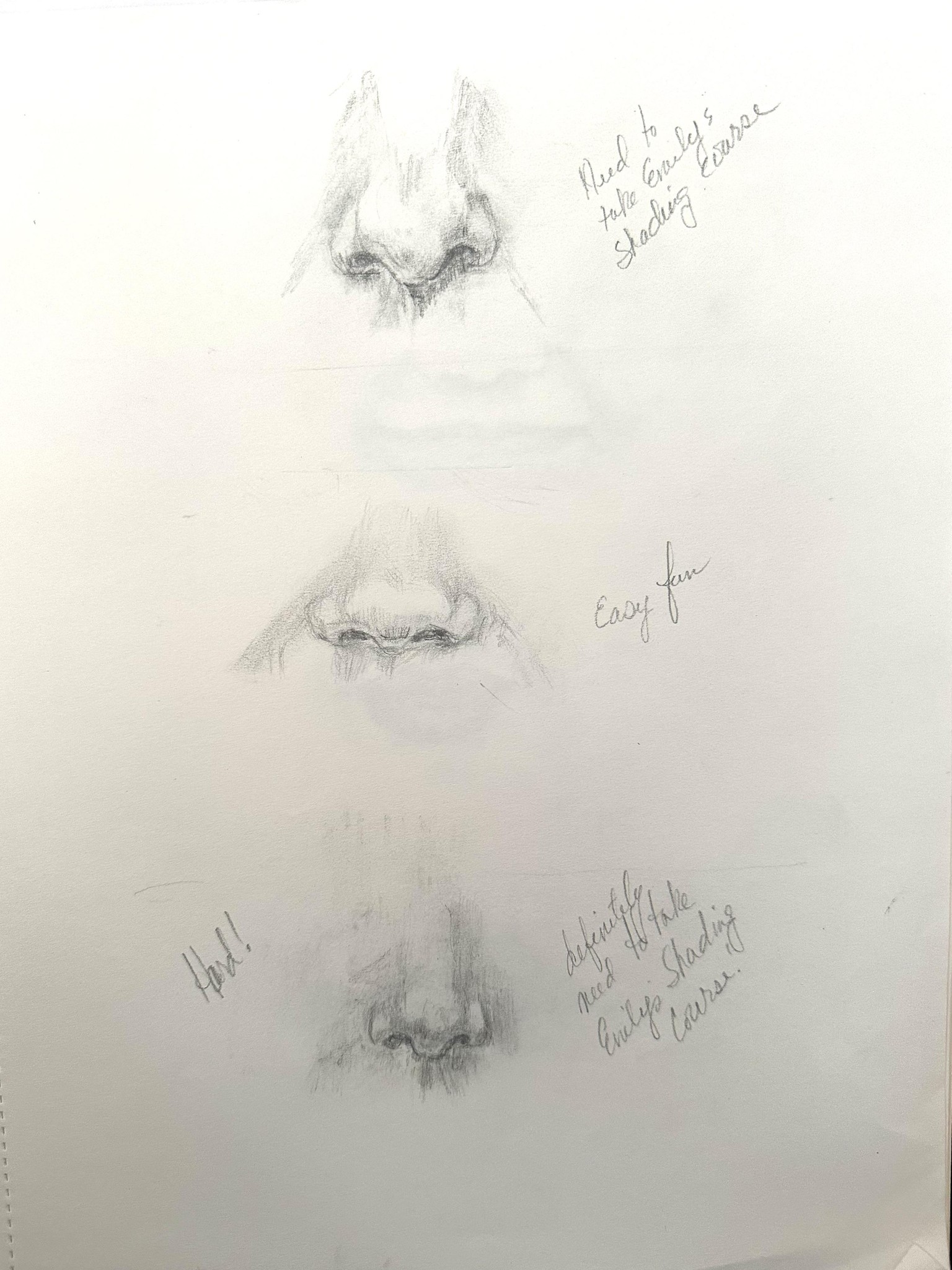 Sketching Eyes, Noses, and Lips without faces - image 2 - student project