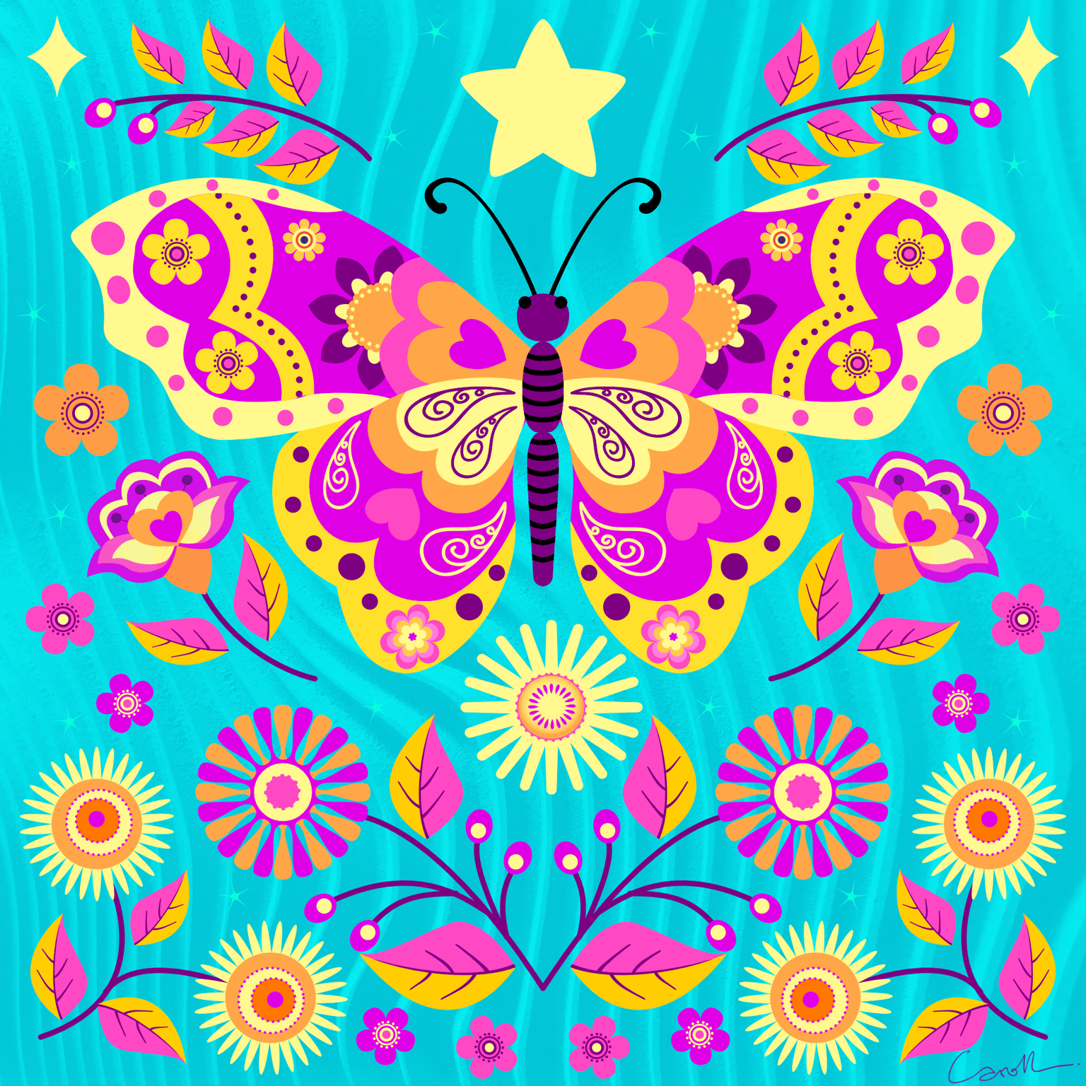 Reflected butterfly in AD - image 3 - student project