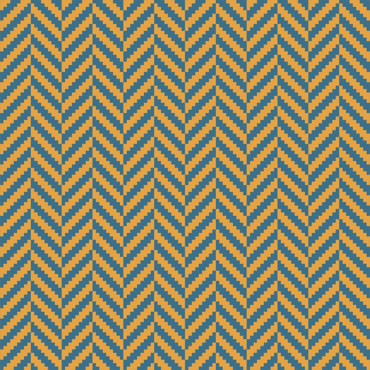 Twill weave herringbone pattern - image 1 - student project