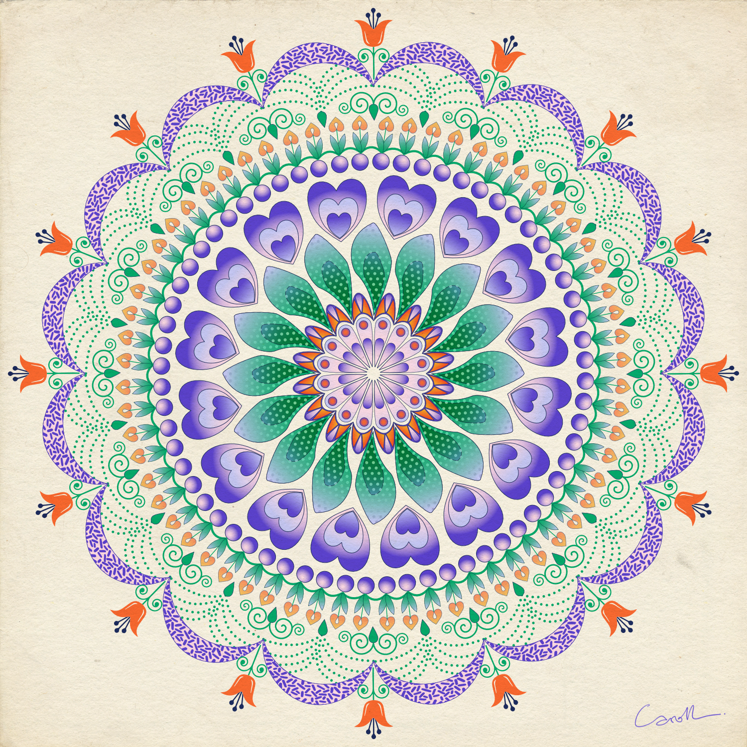 Mandala - image 1 - student project