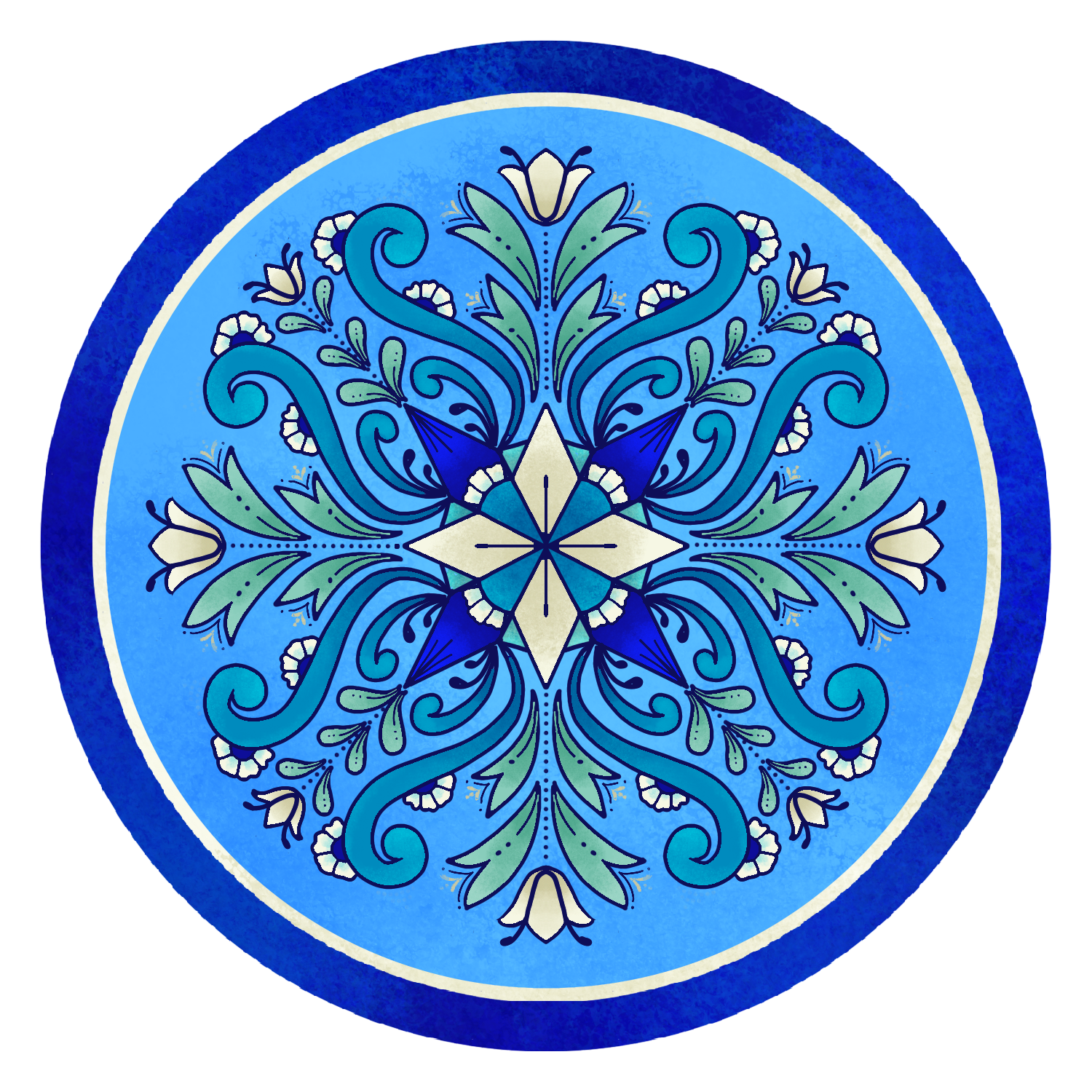 Blue plate - image 1 - student project