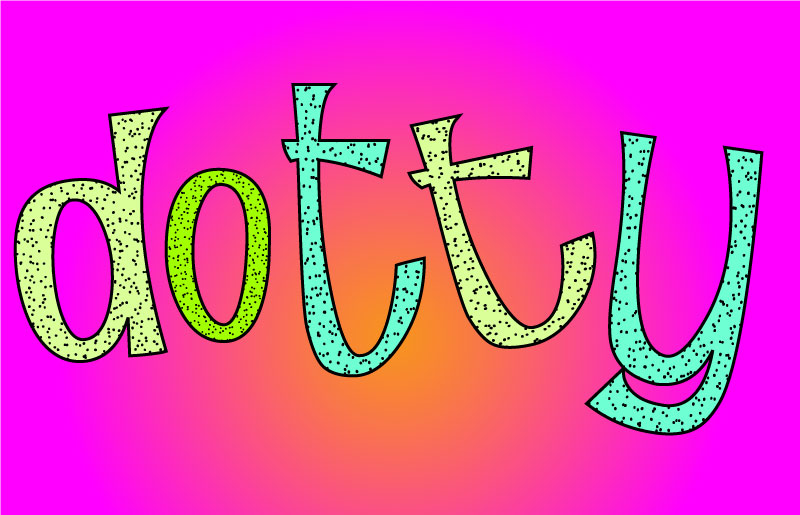 Whimsical text - image 2 - student project