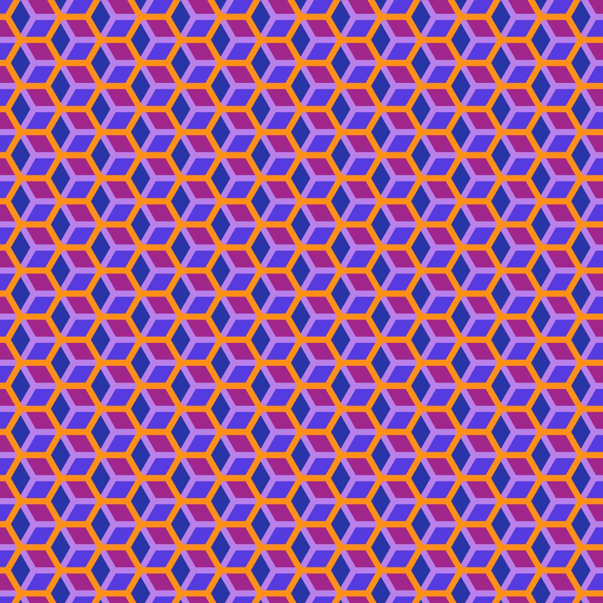Hexagon patterns - image 2 - student project