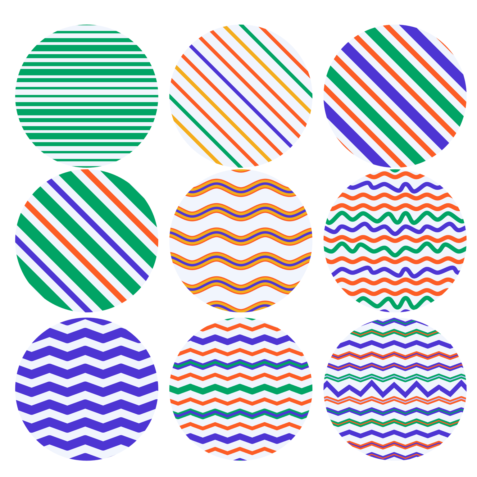 Linear geometric patterns - image 1 - student project