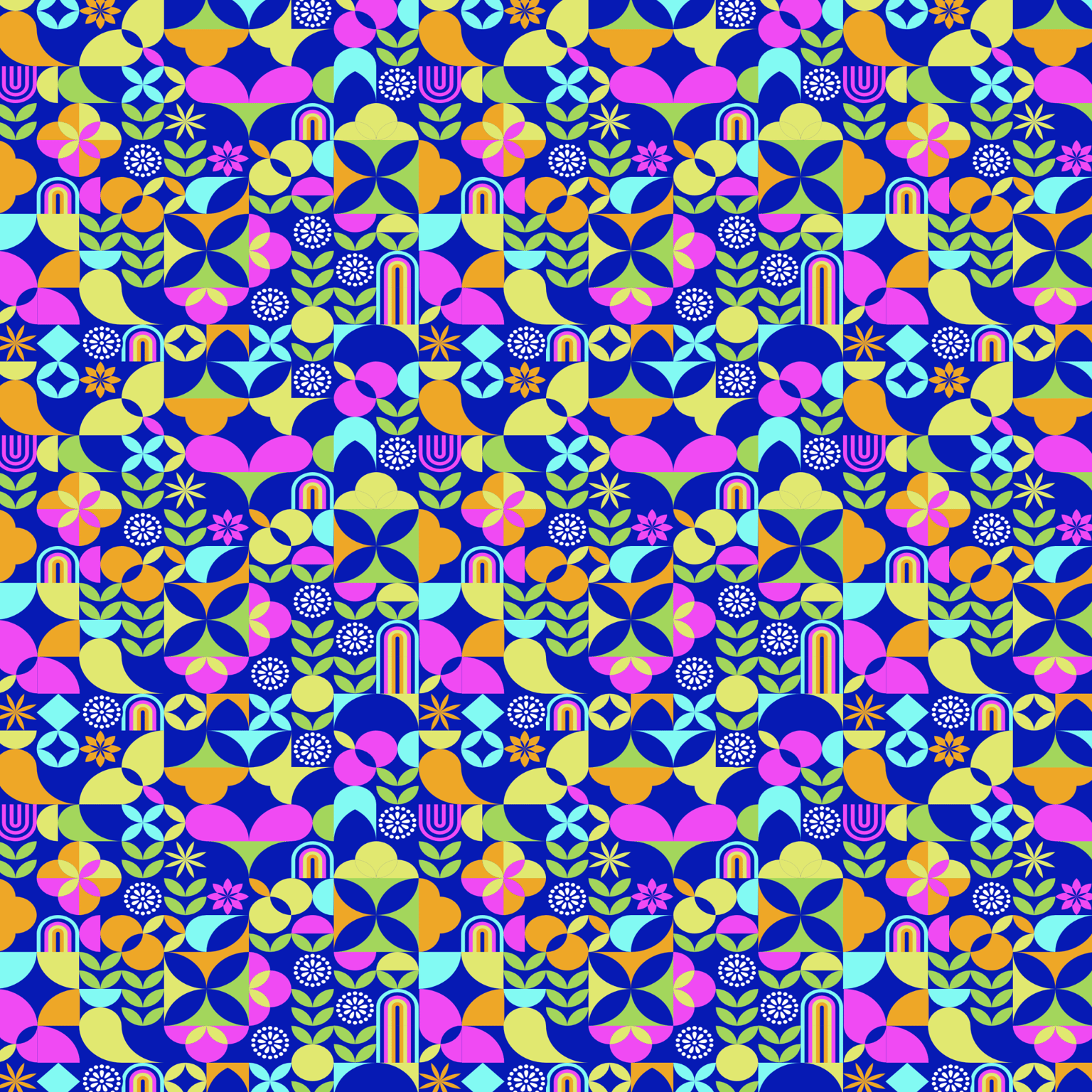 Geometric patterns - Bauhaus style - image 4 - student project