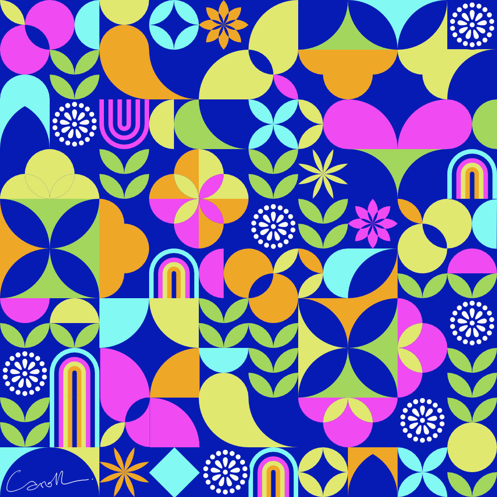 Geometric patterns - Bauhaus style - image 3 - student project