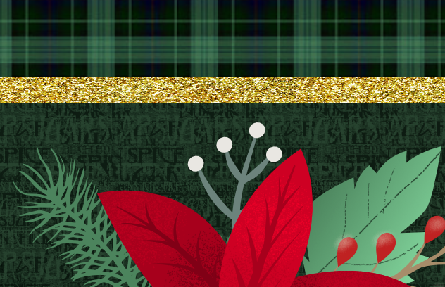 Christmas flag - image 2 - student project