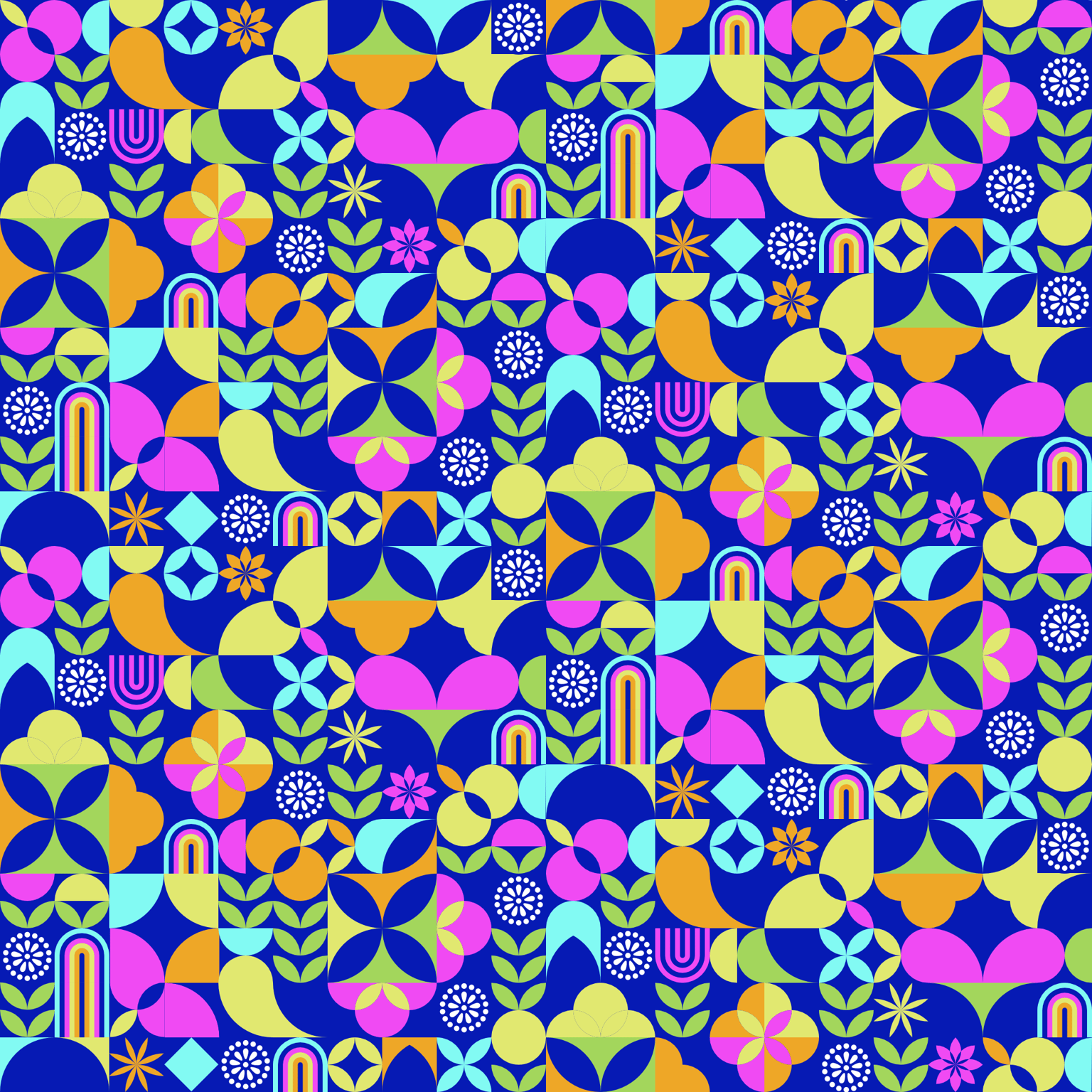 Geometric patterns - Bauhaus style - image 5 - student project