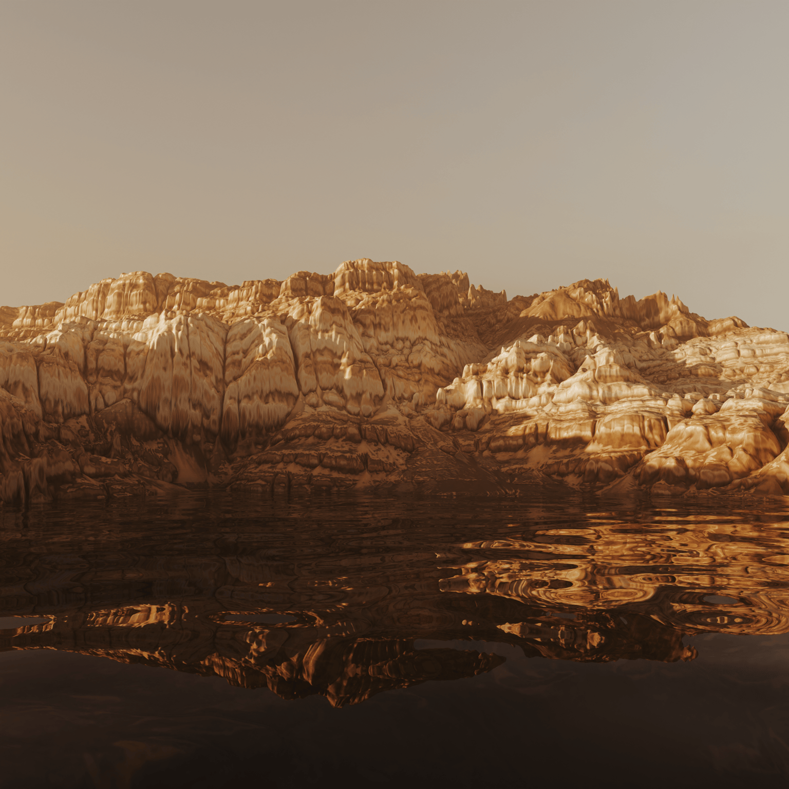 Mountain | Procedural Mountain in Gaea - image 1 - student project