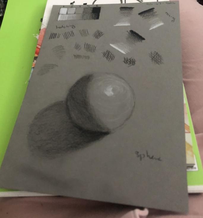 Practice on toned paper - image 1 - student project