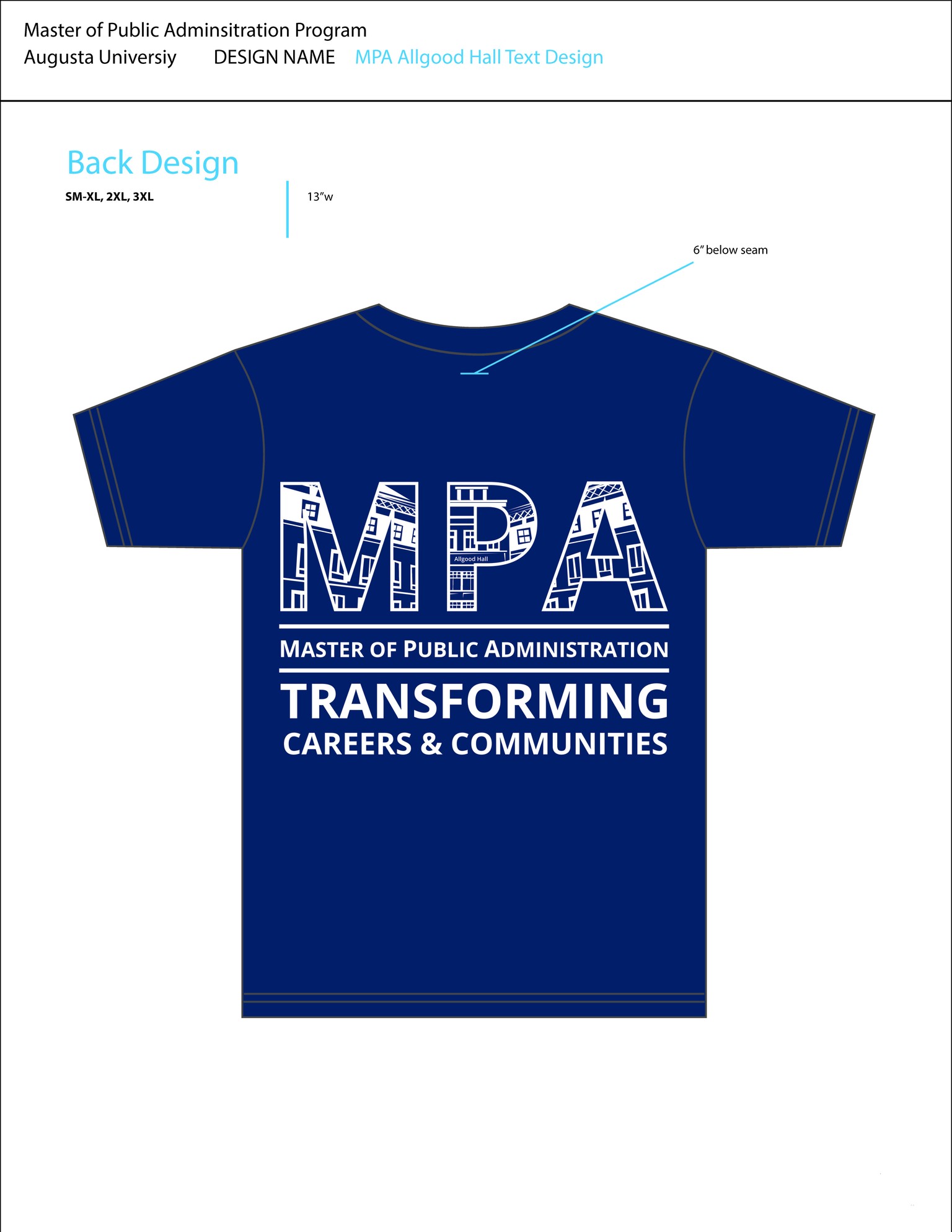 General - MPA Program T-Shirt - image 1 - student project