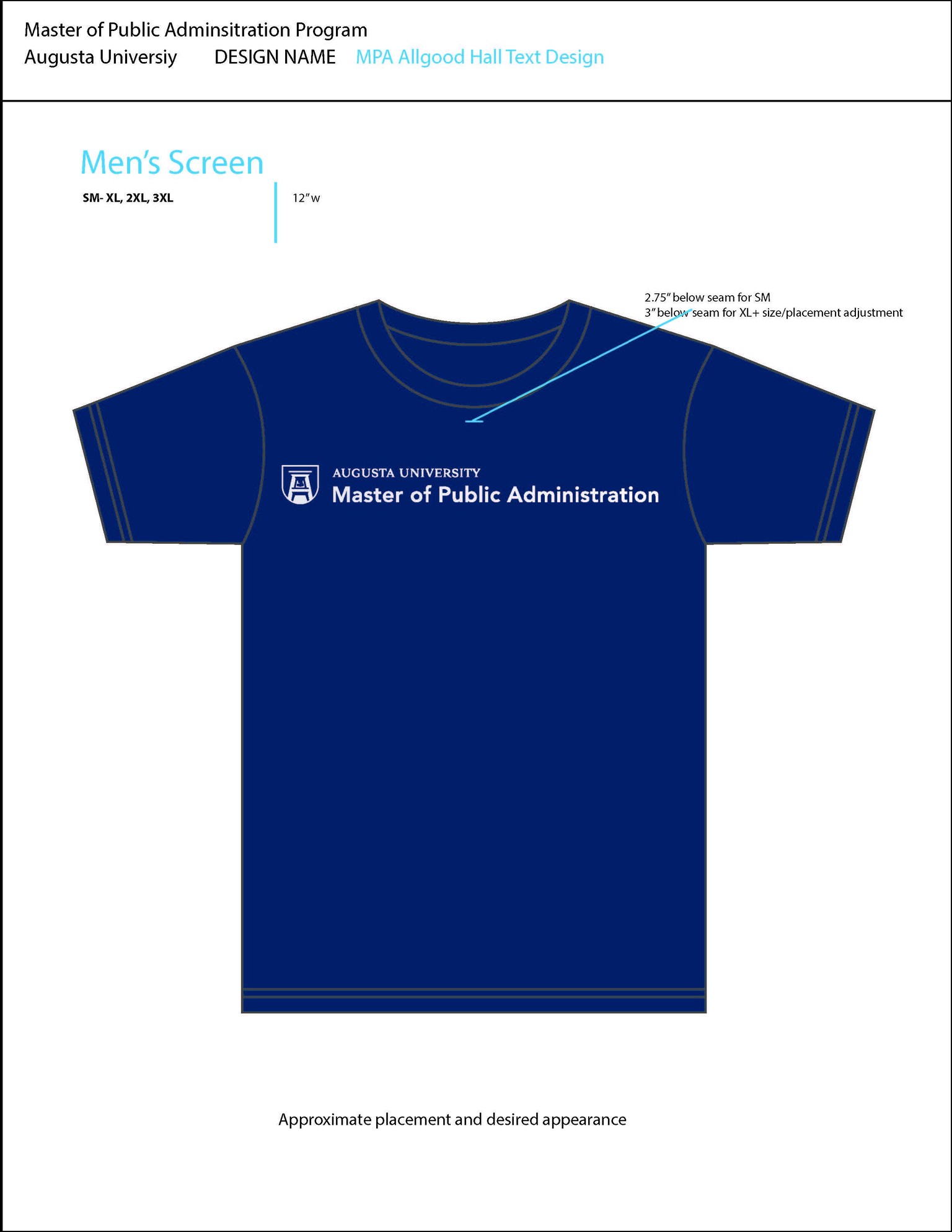 General - MPA Program T-Shirt - image 3 - student project