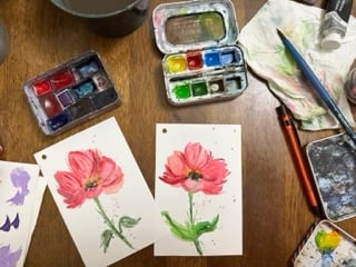 From brush to blooms master watercolour for soft petals - image 7 - student project