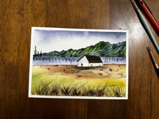 Postcard landscape with Shreya - image 4 - student project