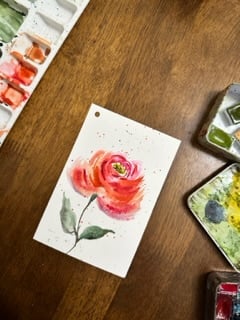 From brush to blooms master watercolour for soft petals - image 4 - student project